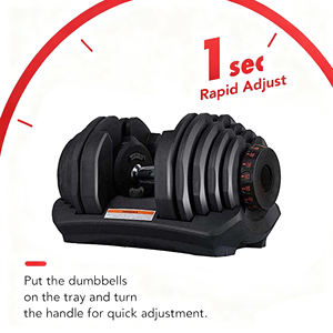 Adjustable Free Weights Fitness <strong>Dumbells</strong> <strong>40kg</strong> Fitness Equipment Home and Gym Dumbbell Set - Product Image 2