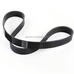 Sabuk Penggerak Mesin Diesel Berkualitas Tinggi Xige Machinery 8PK1150, Sabuk Kipas 8PK Bergaris untuk Air, untuk <span class=keywords><strong>Excavator</strong></span> R220, Suku Cadang Mesin Penggali - Product Image 1