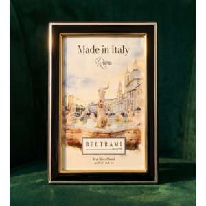 Beltrami Photo <b>Frame</b> <b>4x6</b> Real Silver Plated Made in Italy Roma - Product Image 3