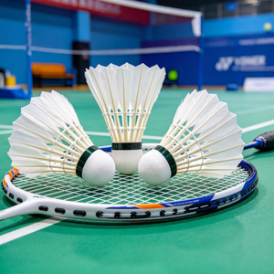 Pluma de Bádminton <span class=keywords><strong>Ganba</strong></span> Cigu de Alta Calidad para Torneos, Velocidad 78, Peso 5g - Product Image 3