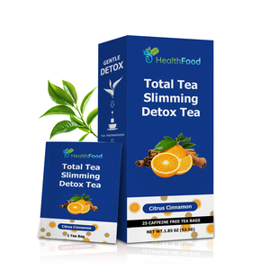 Best Selling Total Tea Slimming Detox Tea with Total Carbohydrate Support Health Kidney Function Citrus Cinnamon Tea - Product Image 1