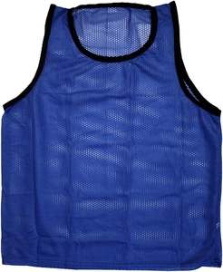 निर्माता कस्टम प्रिंटिंग मेष स्पोर्ट्स बनियान 100% पॉलिएस्टर प्रशिक्षण बच्चों और वयस्क के लिए फुटबॉल बाइब्स - Product Image 1