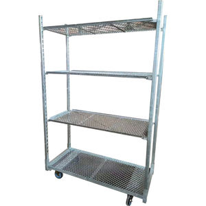 Vente directe d'usine danois pépinière affichage fleur chariot chariots métal Mobile plante chariot agriculteurs marché jardin expédition OEM - Product Image 3