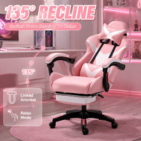 Chaise de gaming industrielle AOR avec dossier en cuir, base pivotante, roulettes entièrement noires de 50 mm, vérin pneumatique de 100 mm de 2e niveau, vente en gros usine