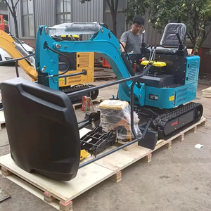 เครื่องขุดดินขนาดเล็กแบบหมุนได้360องศาขนาดเล็กอุปกรณ์ทำลายป่าไม้ขนาดเล็ก1ตัน - Product Image 3