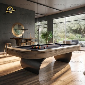 Mesa de <span class=keywords><strong>Billar</strong></span> Multiusos de Madera Maciza con Diseño de Lujo, Mesa de <span class=keywords><strong>Billar</strong></span> Moderna con Tablero de Comedor y Tablero de <span class=keywords><strong>Ping</strong></span> <span class=keywords><strong>Pong</strong></span>, Venta Directa de Fábrica - Product Image 5
