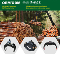 Grappin à bois rotatif hydraulique pour excavateur OEM
