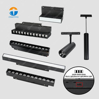 Sistem Lampu Track Magnetik LED CCT yang Dapat Diatur, Dapat Diredupkan, dan Dikendalikan melalui WiFi 2.4G Smart Tuya Zigbee