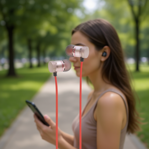 Audífonos Intrauditivos Bluetooth Estéreo, Metálicos, Dinámicos de 8MM, Control por Botones, TWS - Product Image 2