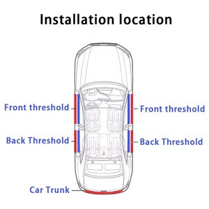 Autocollant anti-coup de pied de seuil de <span class=keywords><strong>porte</strong></span> de voiture Autocollants de seuil de <span class=keywords><strong>porte</strong></span> de voiture Protecteur de seuil de <span class=keywords><strong>porte</strong></span> de voiture - Product Image 5