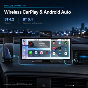 10,25 Zoll Kabelloses CarPlay & Android Auto Tragbares Auto-Display Rückfahrkamera <span class=keywords><strong>MP3</strong></span>/MP4-Player SD-Karte - Product Image 3