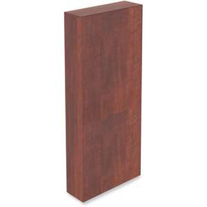 Alera Valencia Series Seven-Shelf Bookcase 35.63w X 11.81d X 83.86h Cherry Square <b>Corner</b> <b>Wood</b> Material - Product Image 4