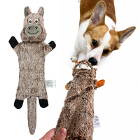 Jouet en peluche pour chien PV en gros, résistant aux morsures, durable, pour jeu interactif