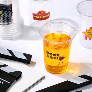 Gobelet en plastique PET transparent avec couvercle, personnalisable avec logo, pour boissons, bubble tea, café, glace, boba, 8, 12, 16, 32 oz, vente en gros - Product Image 3