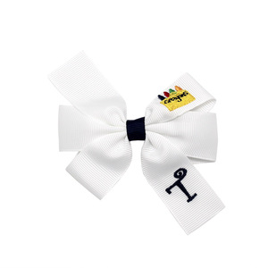 Torna <span class=keywords><strong>a</strong></span> scuola girandola per capelli fiocchi con pastello e monogramma disegni accessori per capelli per bambini - Product Image 4