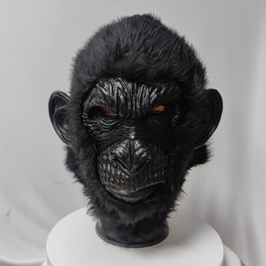 Máscara de Chimpancé de Látex con Orejas Grandes, Accesorio para Cosplay y Fiestas - Product Image 1