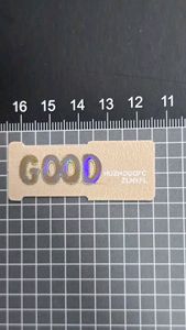 High-end custom-designed clothing labels with free design and special textured fabric <b>backing</b> - Product Image 2