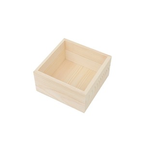 <b>Square</b> Wooden Storage Box <b>Set</b> Natural Color No Lid Desktop Organizer Jewelry Gift Packaging DG02 - Product Image 4