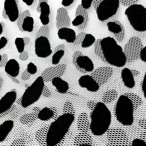 Tela Elástica de Malla con Estampado de Flores, Estrellas, Lunares y Lazos con Diseño de Leopardo para <span class=keywords><strong>Mujer</strong></span> - Product Image 2