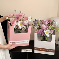 Boîte en carton personnalisée pour l'emballage de grandes fleurs, boîte de transport pour fleurs, pour fleuristes, jardinage, cadeaux