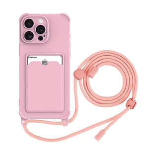 <span class=keywords><strong>Coque</strong></span> de téléphone souple à la mode à la mode pour <span class=keywords><strong>iPhone</strong></span> 16 15 14 <span class=keywords><strong>13</strong></span> 15 <span class=keywords><strong>Pro</strong></span> <span class=keywords><strong>Max</strong></span> <span class=keywords><strong>avec</strong></span> corde suspendue <span class=keywords><strong>coque</strong></span> de téléphone portable couleur TPU souple - Product Image 1