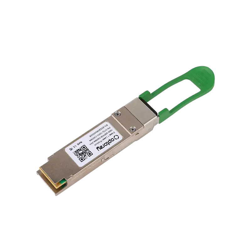 100ギガバイト/秒QSFP28 CWDM4 1271-1331nm光トランシーバーデュプレックスLCコネクタDDM光ファイバートランシーバーSFPモジュール100G価格