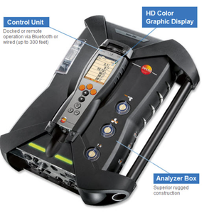 Testo 350 Tragbarer Abgasanalysator O2 CO NO NO2 SO2 CO2, Verbrennungseffizienz-<span class=keywords><strong>Tester</strong></span> für Heizkessel - Product Image 3