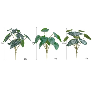 YOPIN-3650 Vente en gros de feuillage réaliste, feuilles d'<span class=keywords><strong>arum</strong></span> artificielles, décoration de plantes, feuilles de bégonia - Product Image 6