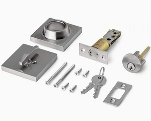 Không thấm nước Chống Trộm vuông Kẽm hợp kim Chốt Cửa Khóa an ninh cao dân cư & khách sạn phòng chìa khóa truy cập với 3 phím - Product Image 2