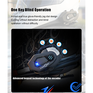 FreedConn T-MAXS PRO Intercomunicador para Casco de Motocicleta, para 6 Motociclistas, <span class=keywords><strong>Radio</strong></span> <span class=keywords><strong>FM</strong></span>, <span class=keywords><strong>Bluetooth</strong></span> 5.1, Impermeable IP65, 1000m - Product Image 5