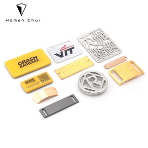 <b>Brushed</b> Antibrass Metal Label for Leather Bag Accessories - Product Image 1