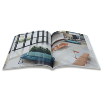 Buku selebaran kustom cetak profesional buku brosur foto majalah cetak katalog sempurna mengikat buku cetak