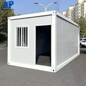 Dormoir Modulaire de Luxe en Conteneur Préfabriqué de 20 pieds, Facile <span class=keywords><strong>à</strong></span> Installer, Démontable, Ventes Flash, Fabriqué en Panneaux Sandwich Bois-Acier - Product Image 1