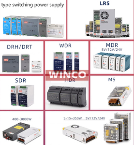 Alimentation à découpage série DR-<span class=keywords><strong>100</strong></span>-<span class=keywords><strong>24</strong></span> LRS/HDR/MDR/<span class=keywords><strong>EDR</strong></span>/NDR, convertisseur AC 85-264V vers DC 24V pour pilotes LED - Product Image 5