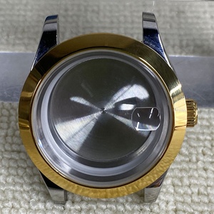 41MM Gold Stainless Steel <b>Case</b> for NH35/NH36 Mechanical Movement <b>Watches</b> Assembly Accessories - Product Image 3