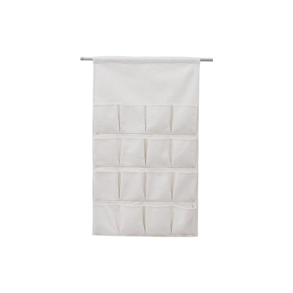 16 pockets with wood