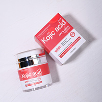 Crème pour le visage, lotion, ensemble de soins de la peau coréen, crème éclaircissante pour les taches brunes à l'acide kojique avec alpha arbutine et glutathion