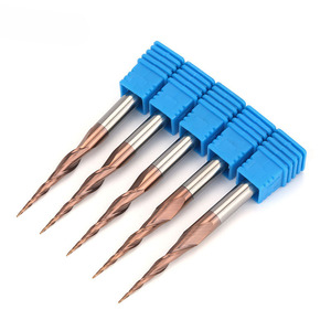 HRC55 TiSiN Coated Carbide Tapered Ball Nose <strong>End</strong> <strong>Mill</strong> for <strong>Cutting</strong> <strong>Gears</strong> Ball Nose 6 mm Long Flute Length Cnc Machining - Product Image 1