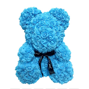Flower Bear <b>Photo</b> <b>Booth</b> Prop Soap Rose Handmade Wedding Decoration 17 In - Product Image 3