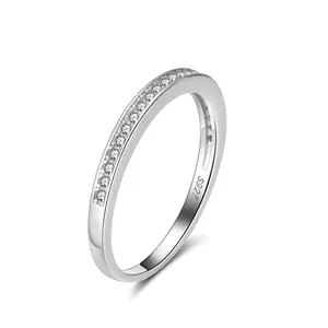 RINNTIN SR136永恒结婚戒指珠宝925纯银指环