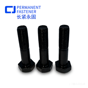 Bulloni esagonali 10.9S ad alta resistenza con finitura ossido nero per strutture in acciaio GB/T 1231-2024 Set completo con una dado e due rondelle - Product Image 6