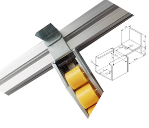 Industrial <strong>Roller</strong> <strong>Track</strong> Flow Rail Abs Plastic Wheels Placon <strong>Pallet</strong> <strong>Roller</strong> <strong>Track</strong> for Warehouse Shelf Rack System - Product Image 4