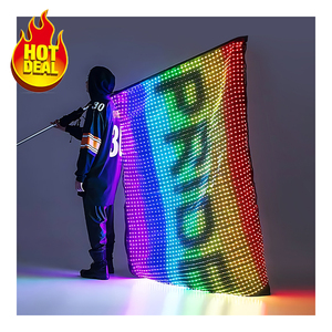 Tùy Chỉnh Có Thể Gập Lại LED Thảm Ma Thuật Màn Hình Lớn Trong Suốt Bay Hiển Thị Cho Drone Cẩu Sự Kiện Ngoài Trời - Product Image 5