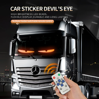 Panel LED Flexible de 24V, Controlado por Aplicación, Programable, Ojos de Demonio y Águila para Seguridad Vial