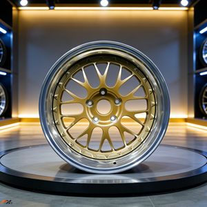 Rines 5*114.3 de 17-24 Pulgadas, Cóncavos, de Aleación de Aluminio Cromado, Forjados a Medida para Porsche, BMW E46, E36, E90, F30 - Product Image 1