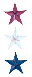 De Metal granero estrellas decoración de <span class=keywords><strong>la</strong></span> pared rústico granja Vintage de pared nórdicos arte Decoración - Product Image 5
