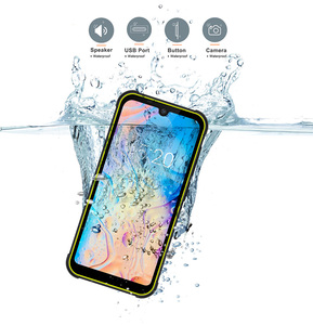 5.7 inch IP68 không thấm nước Quad core 3GB RAM + 32GB Rom gồ ghề điện thoại thông minh <span class=keywords><strong>Android</strong></span> <span class=keywords><strong>10</strong></span> phía sau dấu vân tay gồ ghề điện thoại di động - Product Image 2