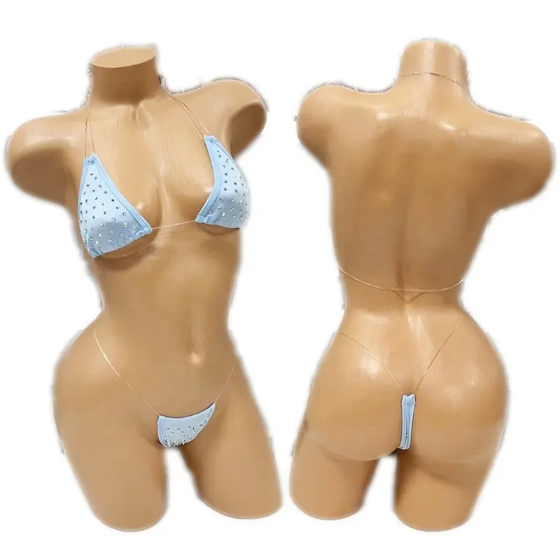 Toptan özelleştirmek en popüler göbek dans performansı giymek kız mayo bikini ve Beachwear