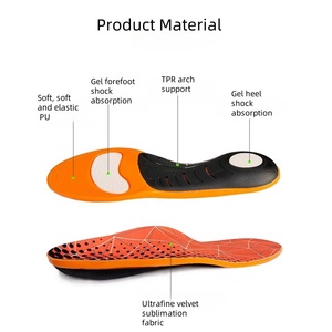 Semelles orthopédiques robustes pour hommes, respirantes, antichoc, en PU/TPU, avec soutien de la voûte plantaire, couleur personnalisable, haute qualité, pour la randonnée et le soulagement de la douleur - Product Image 3