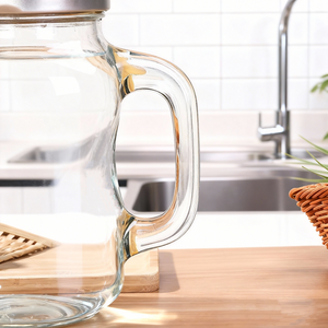 Frasco <span class=keywords><strong>de</strong></span> Vidrio Cuadrado <span class=keywords><strong>de</strong></span> Boca Ancha <span class=keywords><strong>de</strong></span> 16 oz/500 ml, Diseño Personalizado, Venta Caliente, para Mermelada, Miel, Encurtidos, Contenedor <span class=keywords><strong>de</strong></span> Almacenamiento <span class=keywords><strong>de</strong></span> Alimentos con Tapa Profunda - Product Image 3